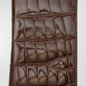 Alligator Leather Passport Booklet- sku213981570