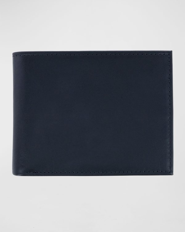 Men's Sergio Leather RFID Bifold Wallet with ID Slot- sku214280585