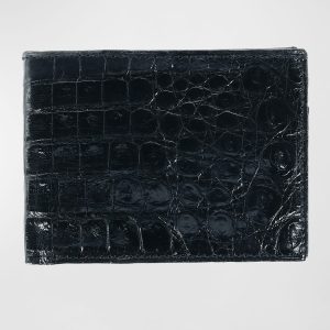 Men's Crocodile Bifold Wallet- sku214300781