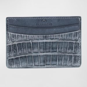 Men's Crocodile Card Case- sku214300720
