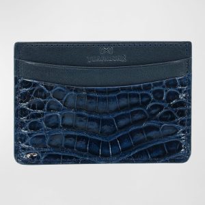 Men's Crocodile Card Case- sku214300725