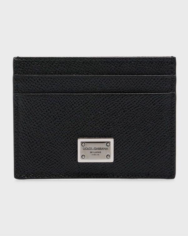Men's Plaque Card Case- sku214690463