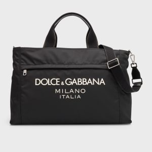 Men's Nylon Logo Duffel Bag- sku214700745