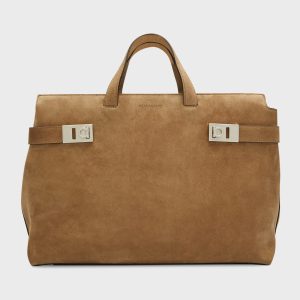 Men's Suede Weekender Bag- sku215290970