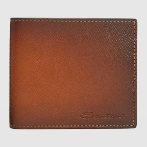Men's Saffiano Leather Bifold Wallet- sku221981788