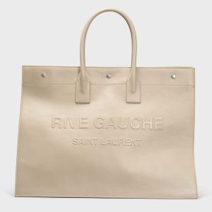 Men's Rive Gauche Leather Tote Bag- sku217461289