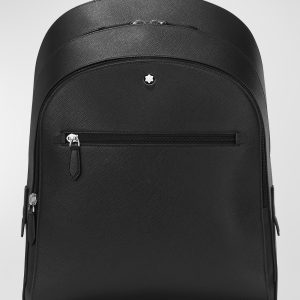 Men's Sartorial Leather Backpack- sku216390800