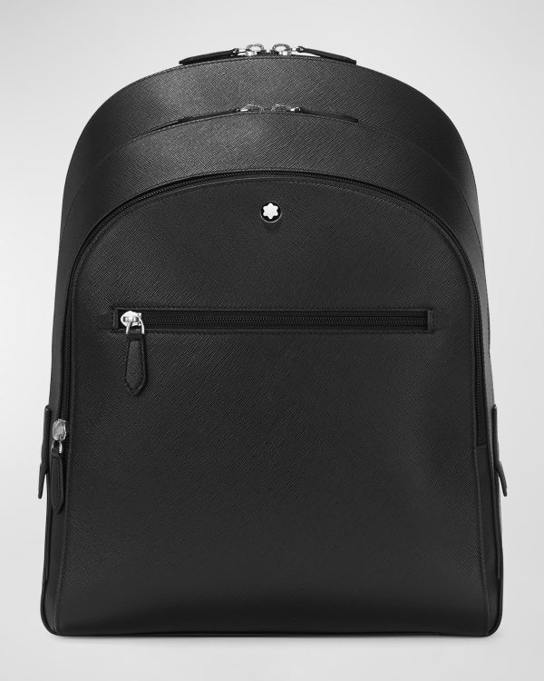 Men's Sartorial Leather Backpack- sku216390800