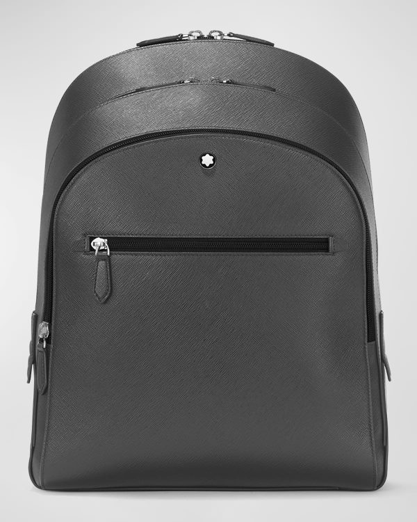 Men's Sartorial Medium Leather Backpack- sku216391656
