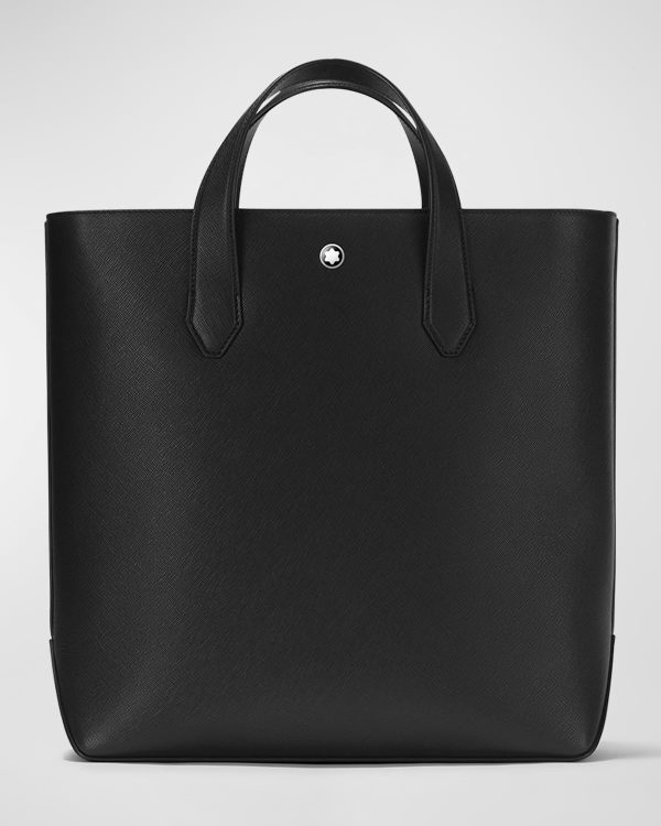 Men's Sartorial Leather Tote Bag- sku216391930