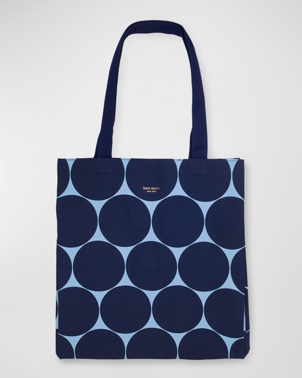 canvas tote, joy dot- sku216393205