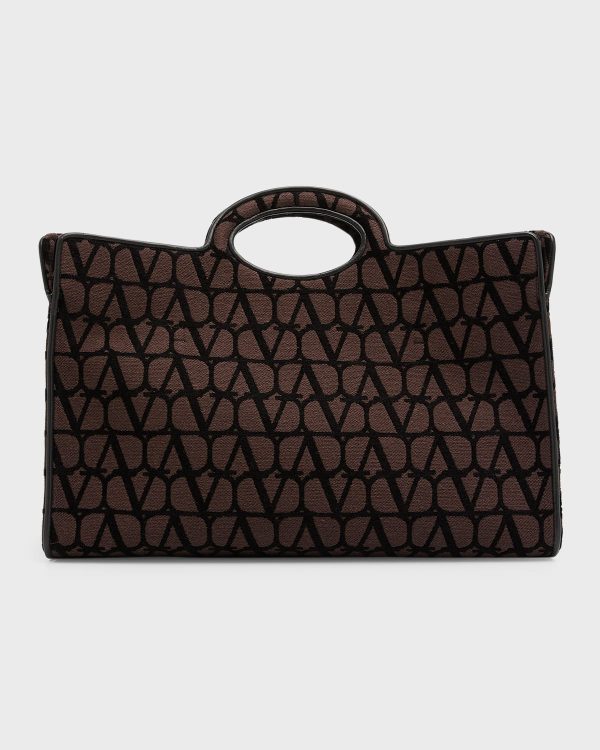 Men's Toile Iconographe Medium Tote Bag- sku216620916