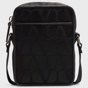 Men's Small Nylon Toile Iconographe Crossbody Bag- sku216621165