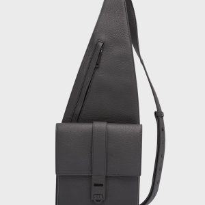 Men's Gancio Leather Crossbody Bag- sku216670372