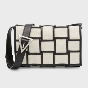 Men's Medium Cassette Canvas Crossbody Bag- sku217220055