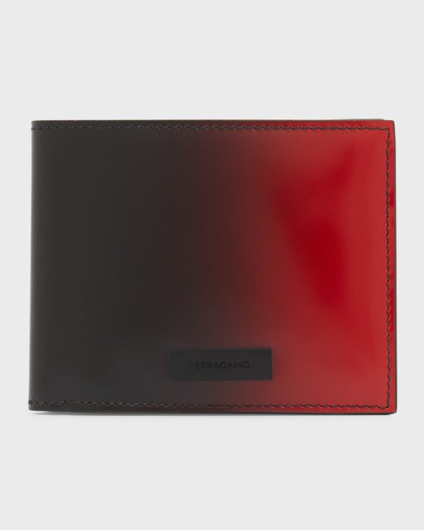Men's Lingotto Degrade Leather Bifold Wallet- sku216670960