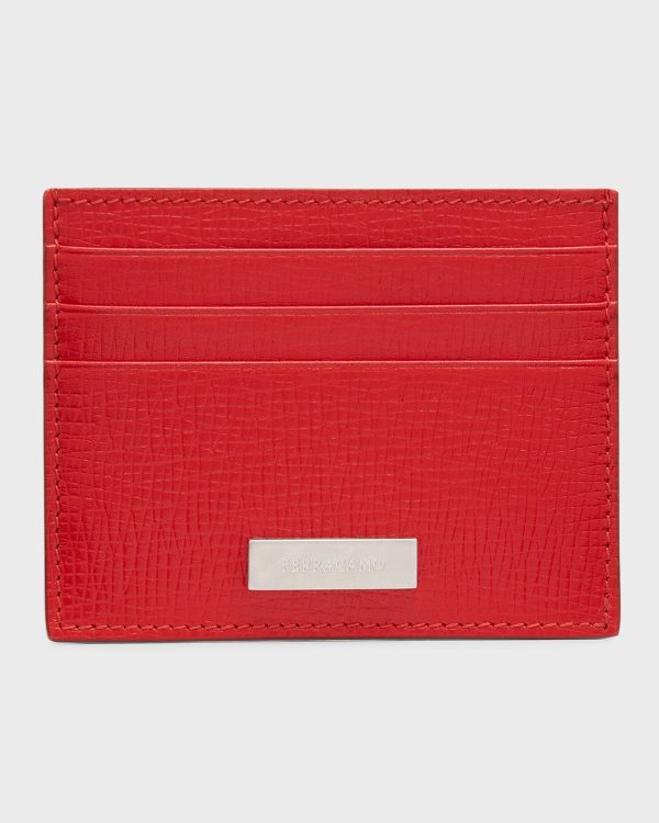 Men's Lingotto Revival Leather Card Case- sku216660991
