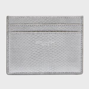 Men's Metallic Leather Card Holder- sku217450136
