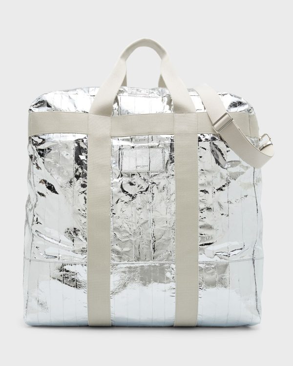 Men's Metallic Eel Big Tote Bag- sku217461145