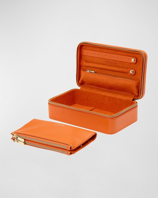 Maria Rectangle Quilted Zip Jewelry Case- sku217702570
