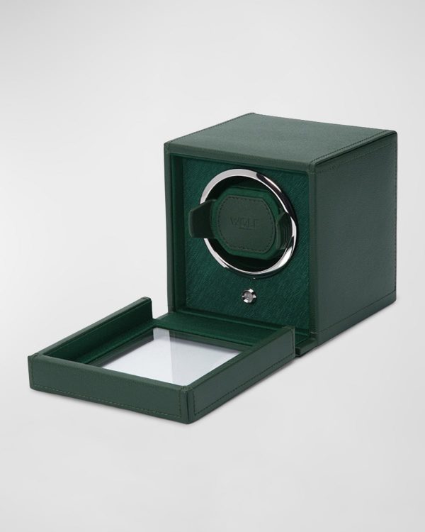 Cub Single Watch Winder with Cover- sku217700226