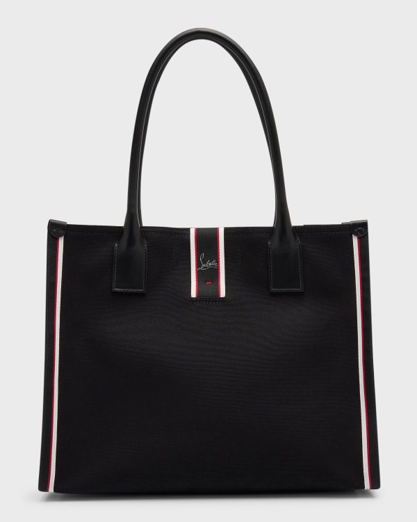 Men's Nastroloubi FAV Large Canvas Tote Bag- sku218010327