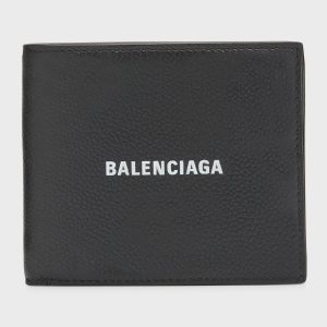 Men's Cash Square Folded Coin Wallet Used Effect- sku218030927