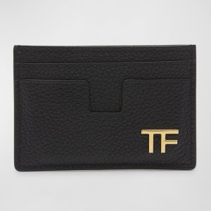 Men's T-Line Leather Card Holder- sku219141137