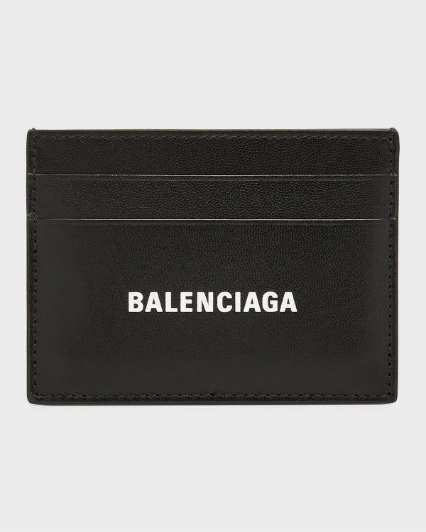Men's Logo Leather Card Case- sku219292120