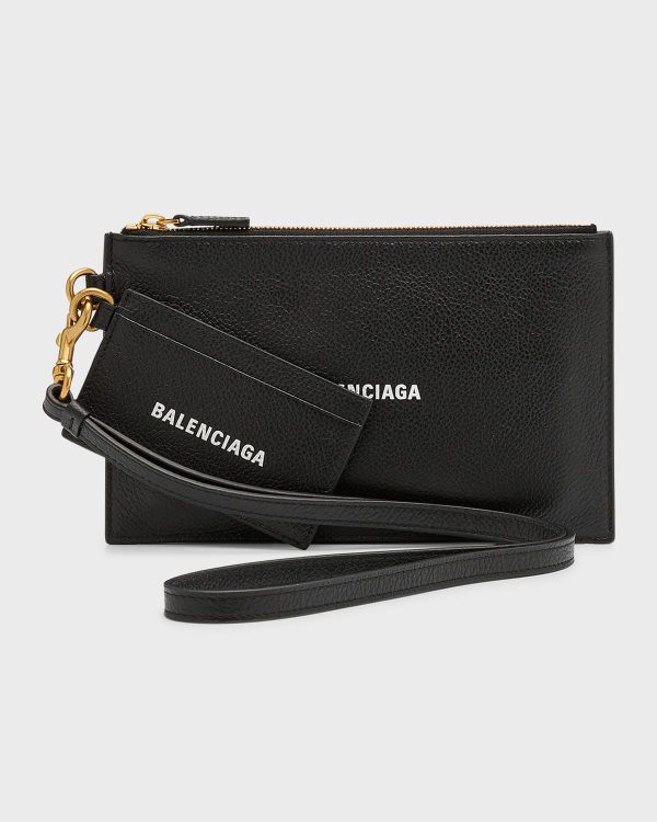 Men's Cash Zip Pouch with Card Holder- sku219280130