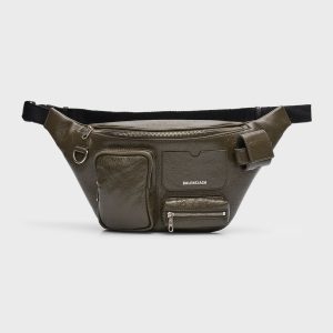 Men's Superbusy Leather Belt Bag- sku220720326