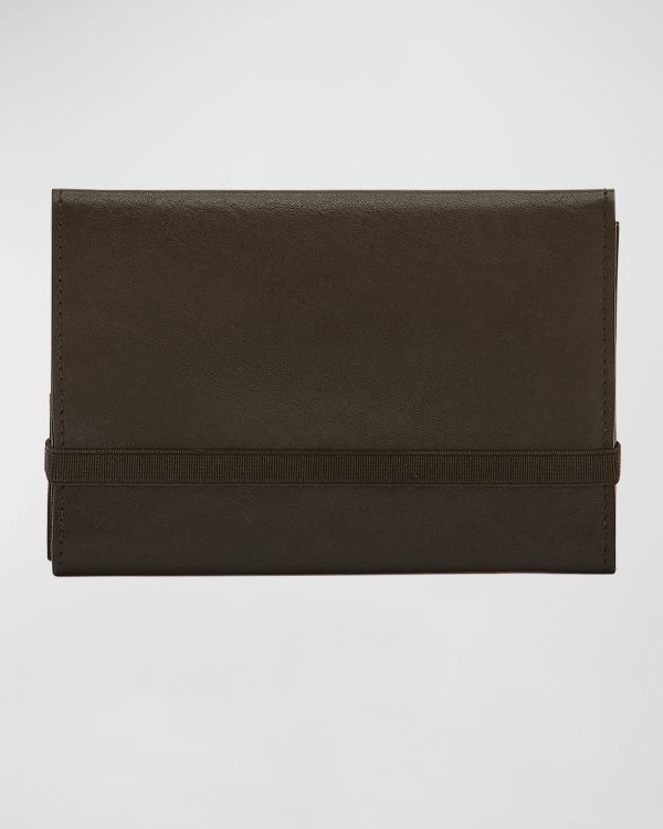 Men's Elastic Band Trifold Wallet- sku219510377