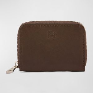 Men's Cestello Small Leather Zip-Around Wallet- sku220150792