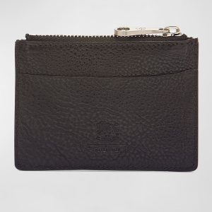 Men's Cestello Leather Zip Card Case- sku219510765