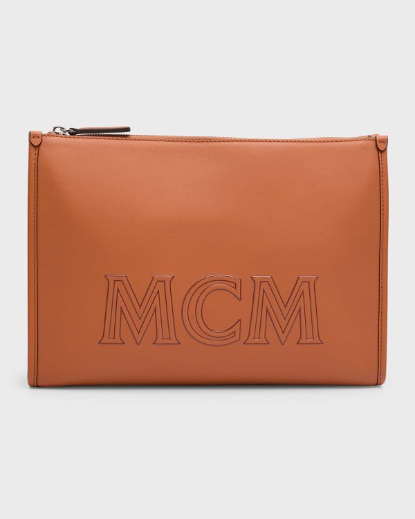 Men's Aren Large Leather Crossbody Bag- sku219531050