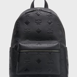 Stark Mini Embossed Leather Backpack- sku219530448