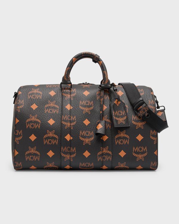 Men's Ottomar Leather Weekender Duffel Bag- sku219530755