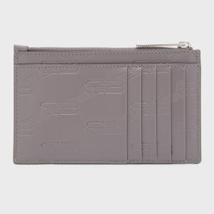 Men's BB Monogram Embossed Zip Card Holder- sku219570413