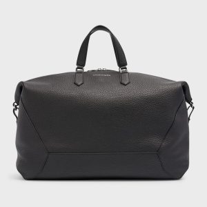 Men's The Edge Leather Duffel Bag- sku220150968