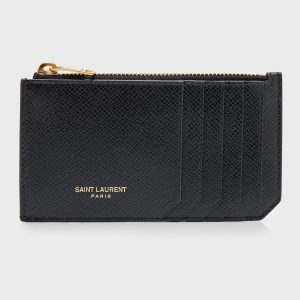Men's Leather Zip Card Holder- sku220520172