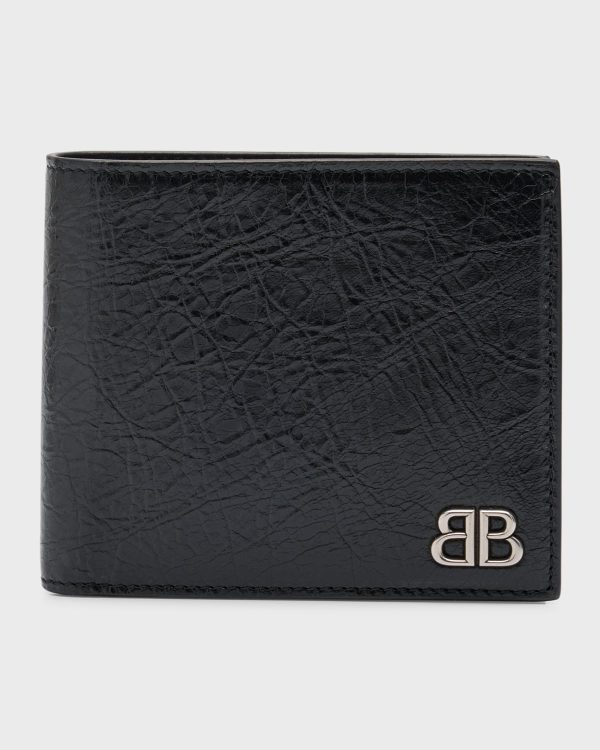 Men's Monaco Square Folded Wallet- sku220690322