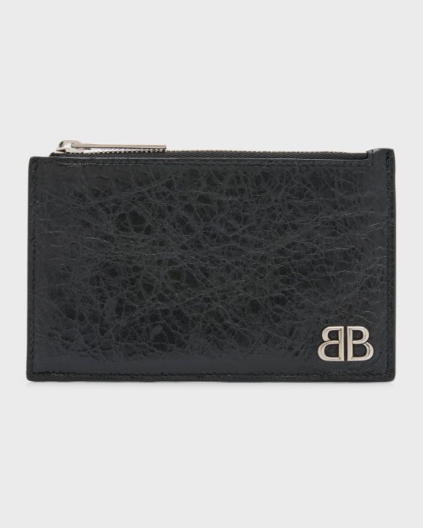 Men's Monaco Long Coin Card Holder- sku220690195