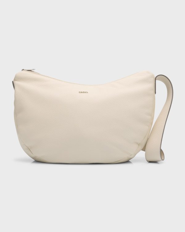 Men's Mini Panorama Deerskin Hobo Bag- sku220981109