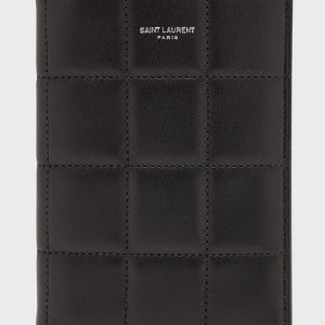 Men's Quilted Leather Bifold Wallet- sku221681713