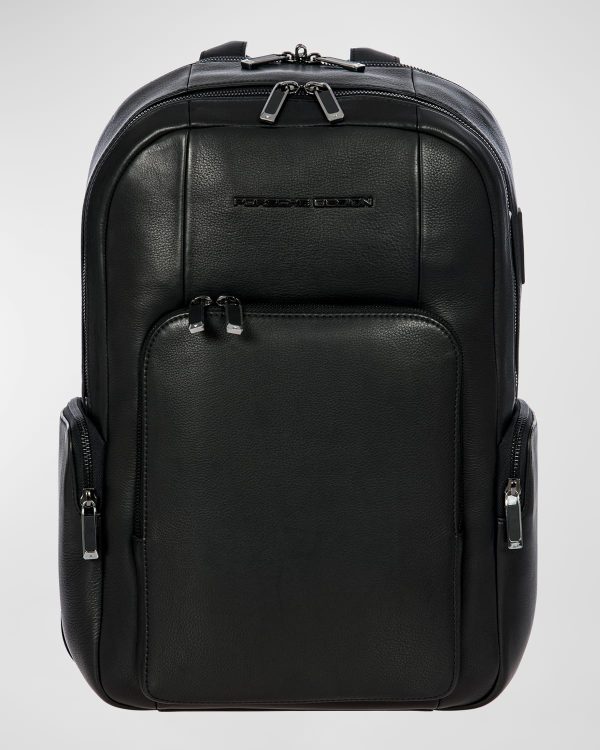 Roadster Leather Backpack M1- sku221810581