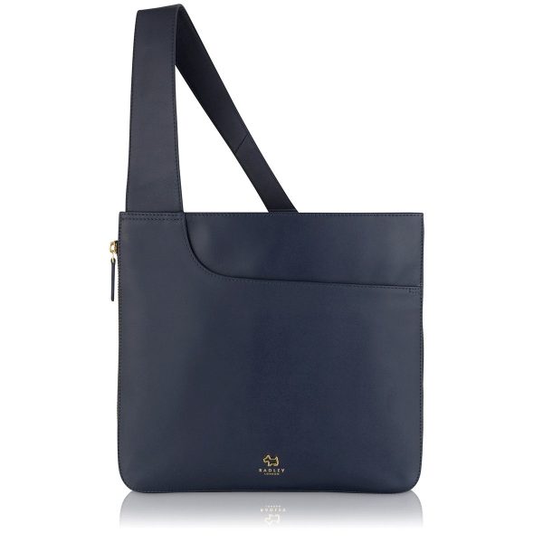 Radley London Women's Pockets Large Zip Around Crossbody - Navy- 10242