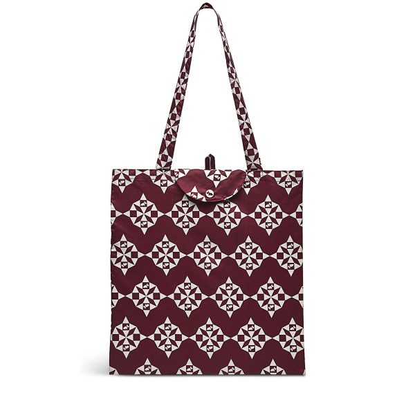 Radley London Radley Wallpaper Responsible Foldaway - Burgundy- F8443609