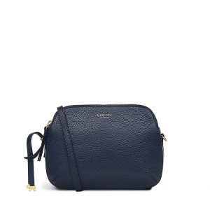 Radley London Women's Dukes Place Medium Zip-Top Cross Body Bag - Navy- H1555401
