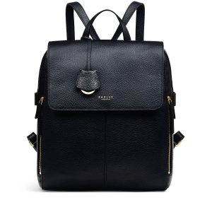 Radley London Women's Lorne Close Large Flapover Backpack - Black- H2847001