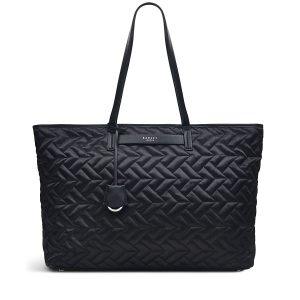 Radley London Women's Finsbury Park - Quilt Large Ziptop Shoulder Bag - Black- H4356001